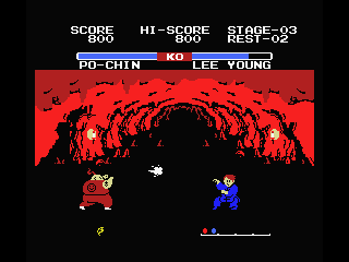 Yie Ar Kung-Fu screenshot 5 for MSX